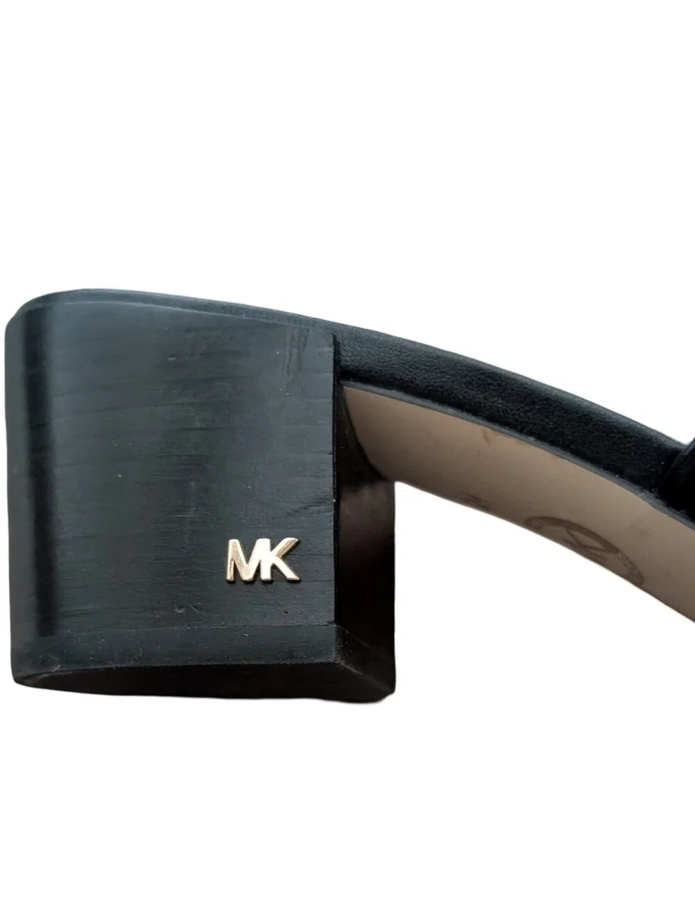 Michael Kors Ingrid Woven Leather Midheel Mule Sandals Size 6